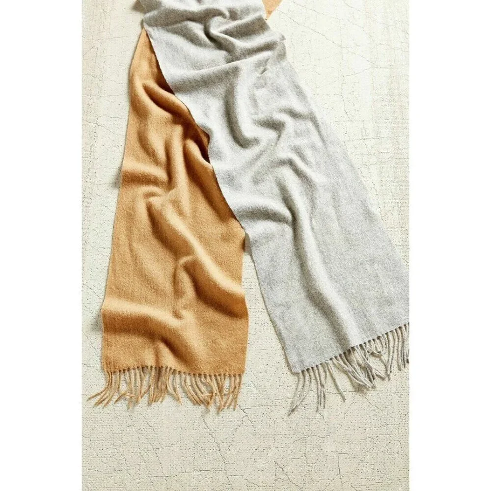 Donni Charm Women's Color Block Scarf One Size Natural Donni Mix Stylish Winter